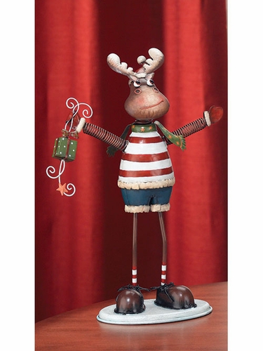 Christmas Moose Figurine - Click to enlarge