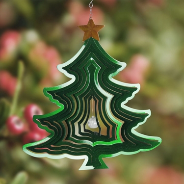 Christmas Tree Wind Spinner - Click to enlarge