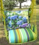 Citrus Hydrangeas & Butterfly Hammock Chair Swing Set
