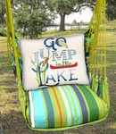 Citrus Jump in the Lake Hammock Chair Swing Set