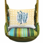 Citrus Stripe Les Sardines Hammock Chair Swing Set