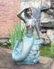 24" Classic Mermaid Statue - Bronze Patina