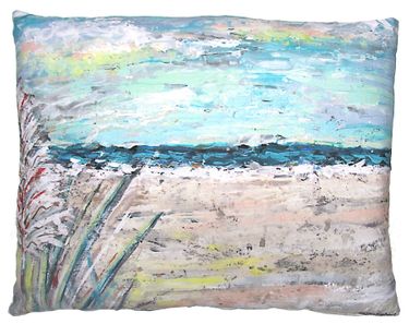 Coastal Landscape I Outdoor Pillow - Click to enlarge
