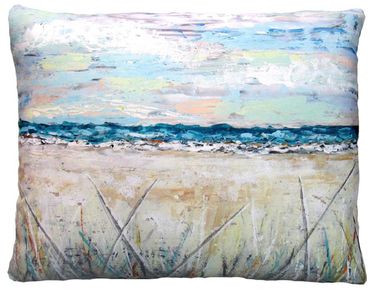 Coastal Landscape II Outdoor Pillow - Click to enlarge