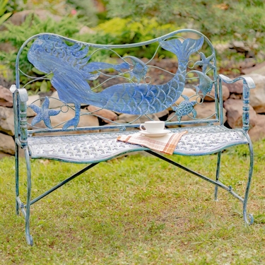 Coastal Mermaid Bench - Click to enlarge