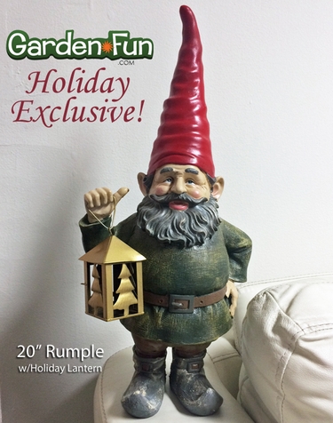 Holiday Rumple Gnome w/Lantern - Click to enlarge