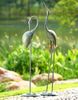 Contemplative Garden Cranes (Set of 2)