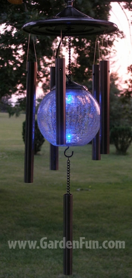 Copper Solar Wind Chime - Click to enlarge