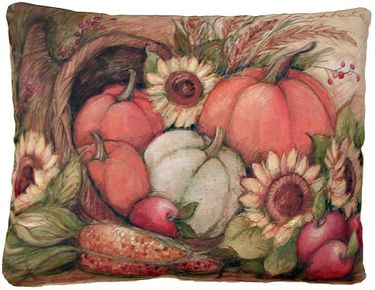 Cornucopia Outdoor Pillow - Click to enlarge