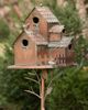Country Style Iron Birdhouse Stake "Doylestown"
