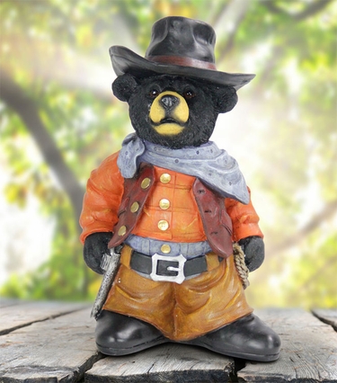 Cowboy Bear Statue - Click to enlarge