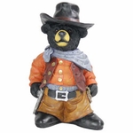 Cowboy Bear Statue