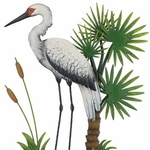 Crane Wall Decor