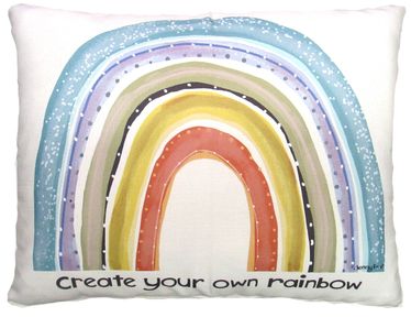 Create Your Own Rainbow Outdoor Pillow - Click to enlarge