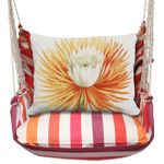 Cristina Stripe Cactus Blossom Hammock Chair Swing Set