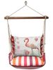 Cristina Stripe Flamingo Sealife Medley Hammock Chair Swing Set