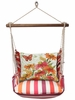 Cristina Stripe Zinnias Toile Hammock Chair Swing Set