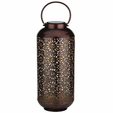 Cylinder Shadow Solar Lantern - Bronze - Click to enlarge