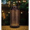 Cylinder Shadow Solar Lantern - Bronze