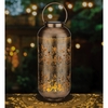 Cylinder Shadow Solar Lantern - Gold