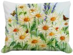 Daisy Field Outdoor Pillow