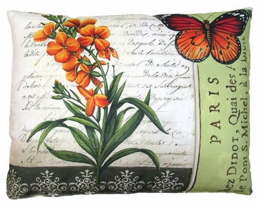 Dauphine Butterfly 4 Outdoor Pillow - Click to enlarge