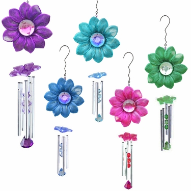 Dazzling Daisy Wind Chimes - Click to enlarge