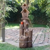 Decorative Birdhouse Cardinal Fountain