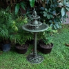Decorative Fish Birdbath Garden Fountain