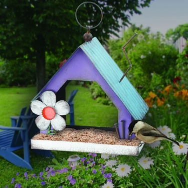 Folk House Bird Feeder - Click to enlarge
