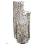 Descending Columns Fountain w/LED Lights