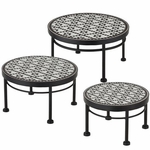 Diamond Plant Stands (Set of 3) Diamond Plant Stands (Set of 3)