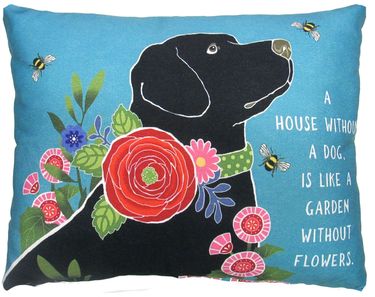 Dog Home Outdoor Pillow - Click to enlarge