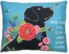 Dog Home Outdoor Pillow