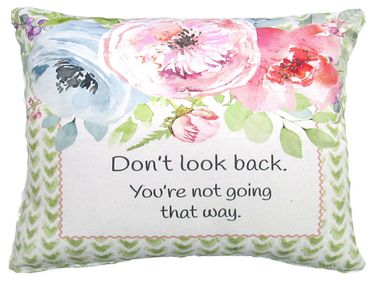 Don't Look Back Outdoor Pillow - Click to enlarge