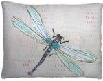 Dragonfly Blue Outdoor Pillow