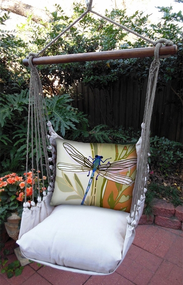 Dragonfly Garden Hammock Chair Swing Set - Click to enlarge