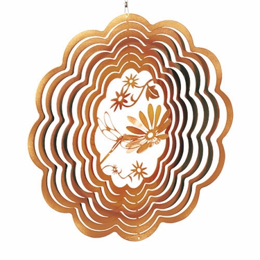 Dragonfly Metal Wind Spinner - Click to enlarge