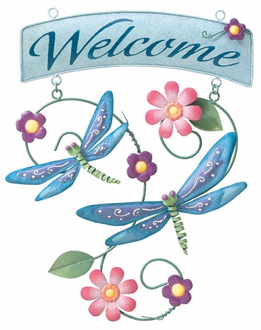 Dragonfly Welcome Sign - Click to enlarge