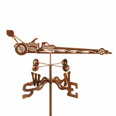 Dragster Weathervane - Click to enlarge