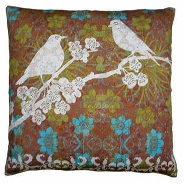 Duet Bird 4 Outdoor Pillow - Click to enlarge