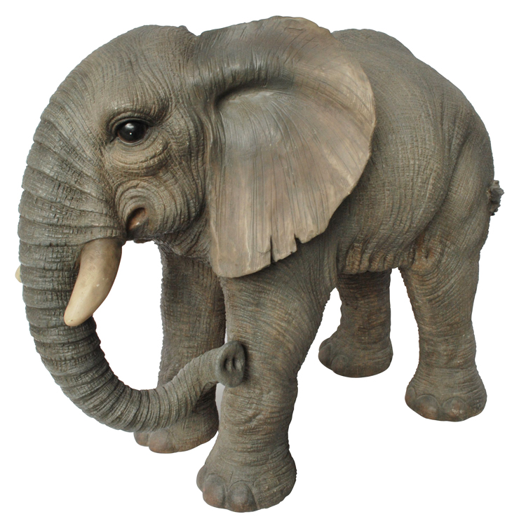 ●BLUE ELEPHANT●大人気 ★DUSTIN 送料関税込み Elephant Standing w/Trunk Down