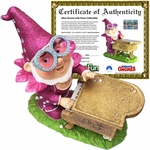 Elton Gnome Statue w/Piano Collectible