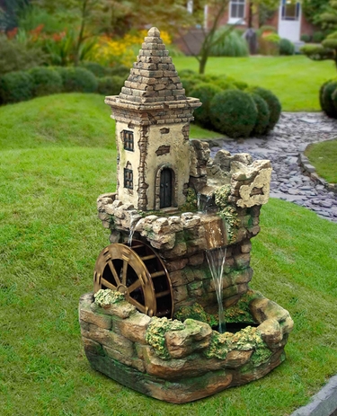 Fairy Garden Centerpiece Fountain - Click to enlarge