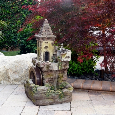 Fairy Garden Centerpiece Fountain - Click to enlarge