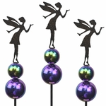 Fairy Kisses Gazing Ball Stakes (Set of 3)