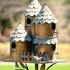 Multi Home Fairytale Style Birdhouse Stake