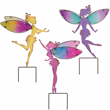 Large Fairy Garden Stakes (Set of 3) - Click to enlarge