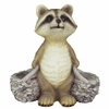 Faux Stone Raccoon Double Planter