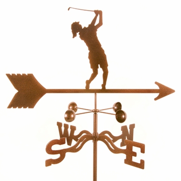 Female Golfer Weathervane - Click to enlarge
